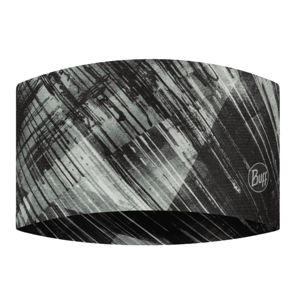 Bandă pentru cap Buff Coolnet UV Wide Headband STAL GREY