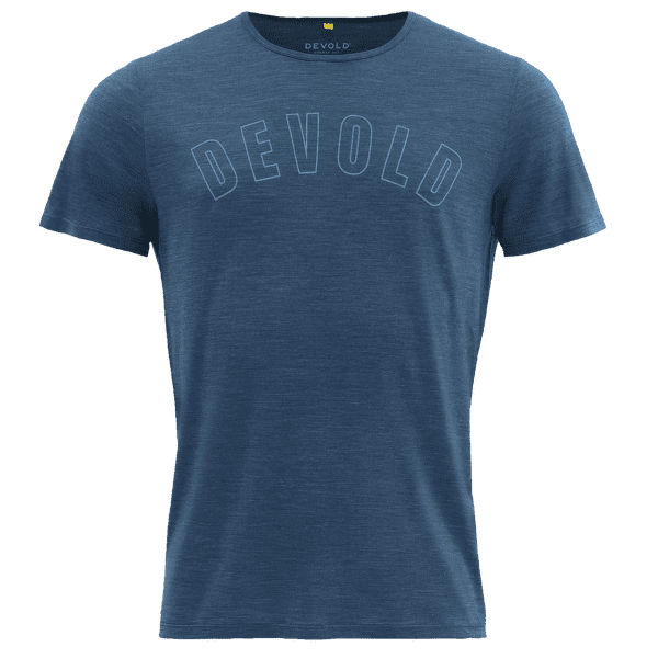 Tricou cu mânecă scurtă Devold Devold Logo Merino 130 Tee Men 422A Flood