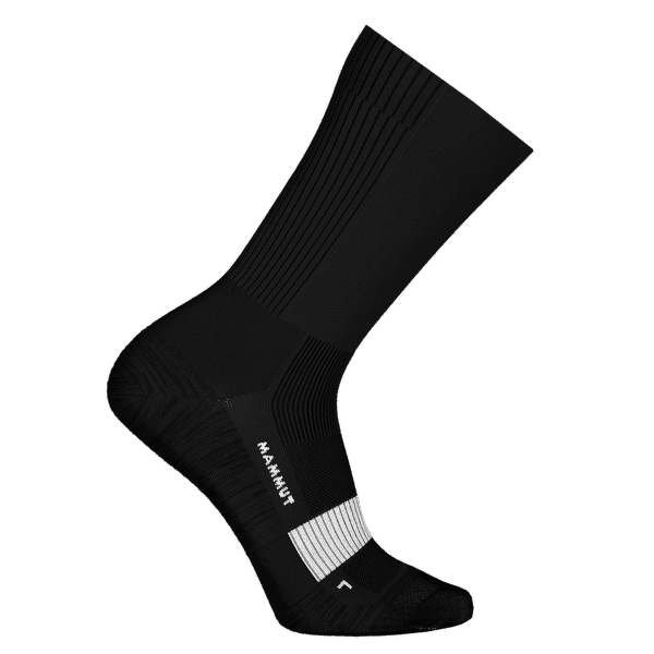 Șosete Mammut All-Mountain Targeted Cushion Merino Crew Socks black-white 0047