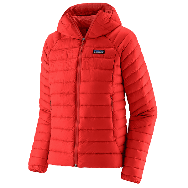 Jachetă Patagonia Down Sweater Hoody Women Sizzle Red