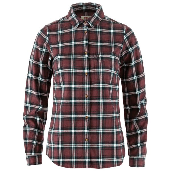 Cămașă cu mânecă lungă Fjällräven Övik Flannel Shirt Women Port-Breeze Blue