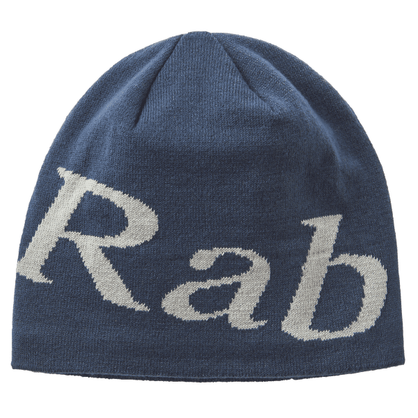 Căciuli Rab Logo Beanie Tempest Blue/Light Zinc