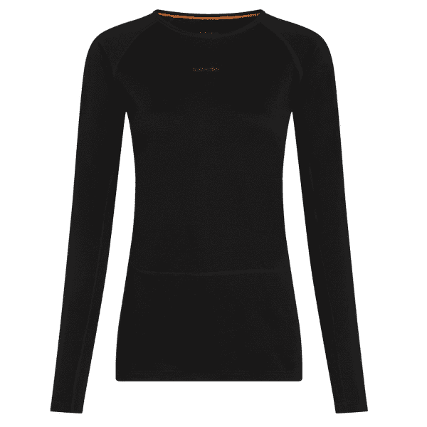 Tricou cu mânecă lungă Icebreaker Merino 200 ZoneKnit™ LS Crewe Women BLACK