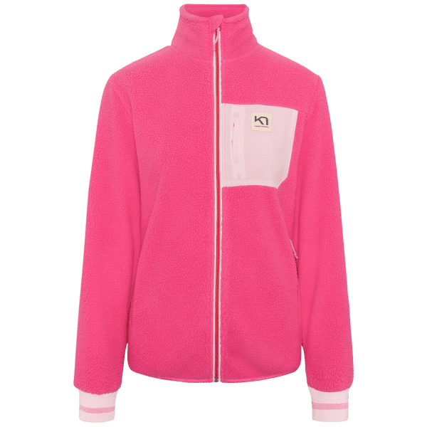 Jachetă Kari Traa ROTHE MIDLAYER SPINK/BRIGHT PINK