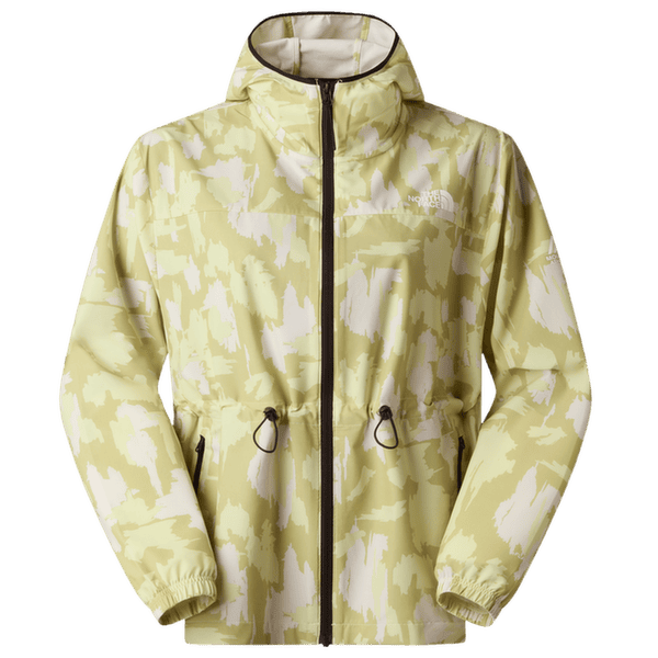 Jachetă The North Face MOUNTAIN ATHLETICS HOODED WIND JKT-PRI Women MKO LEMON MIST PAINTED MOUNTAINS PRINT
