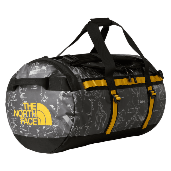 Geantă The North Face Base Camp Duffel - M (52SA) MV3 ANTHRACITE GREY CONRAD TOPOS PRINT/SUMMIT GOLD