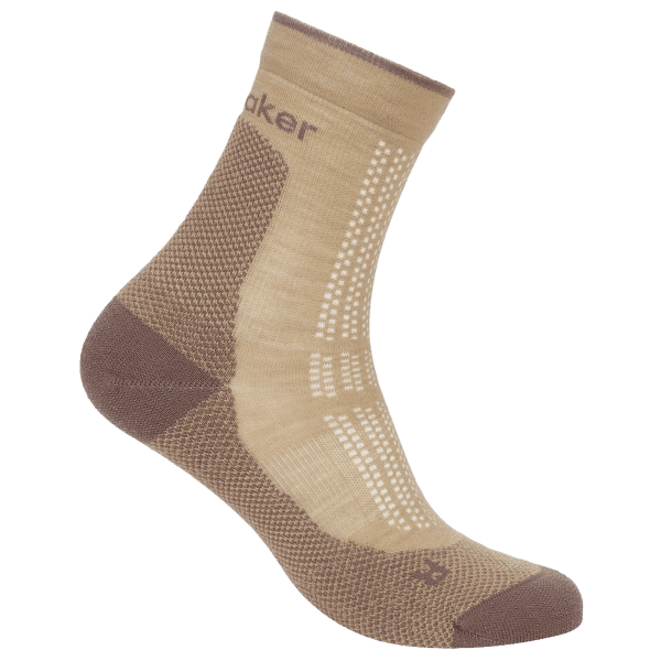 Șosete Icebreaker Merino Hike+ Ultralight Quarter Women PINK QUARTZ/PORCINI