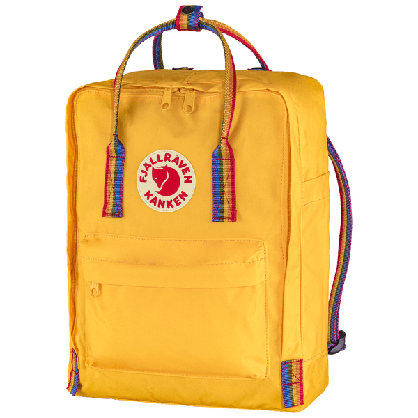 Rucsac Fjällräven Kanken Rainbow Warm Yellow-Rainbow Pattern