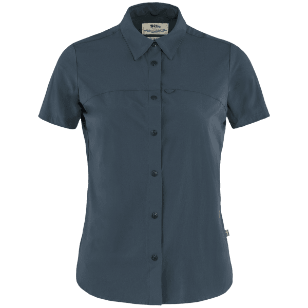 Cămașă cu mânecă scurtă Fjällräven High Coast Lite Shirt SS Women Navy