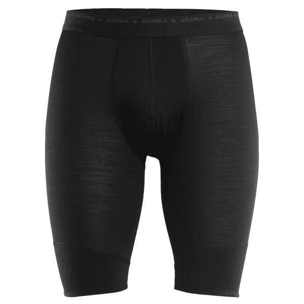 Boxeri Aclima LightWool Long Shorts Men Jet Black