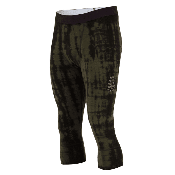 Colanți 3/5 Mons Royale Cascade Merino Flex 200 3/4 Legging Olive Tie Dye