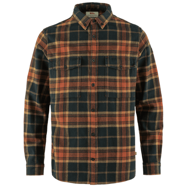 Cămașă cu mânecă lungă Fjällräven Övik Twill Shirt Men Autumn Leaf-Dark Navy