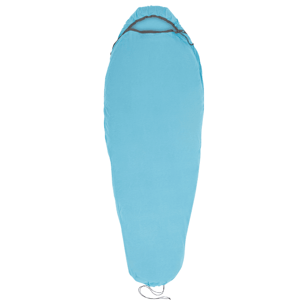 Inserție pentru sac de dormit Sea to Summit Breeze Sleeping Bag Liner - Mummy w/ Drawcord - Compact Blue Atoll