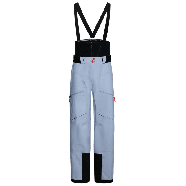 Pantaloni La Sportiva CHASER EVO SHELL BIB PANT Women Stone-Blue/Cherry Tomato