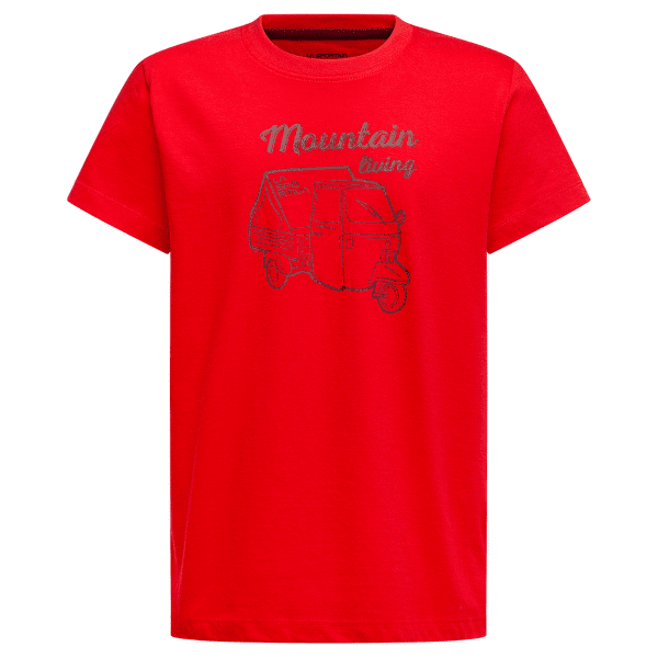Tricou cu mânecă scurtă La Sportiva APE T-SHIRT Kids Mountain Red