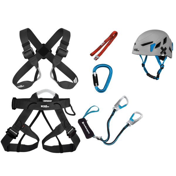 Set de ferată Rock Empire Ferrata Twist Connect + Galeos Evo 000