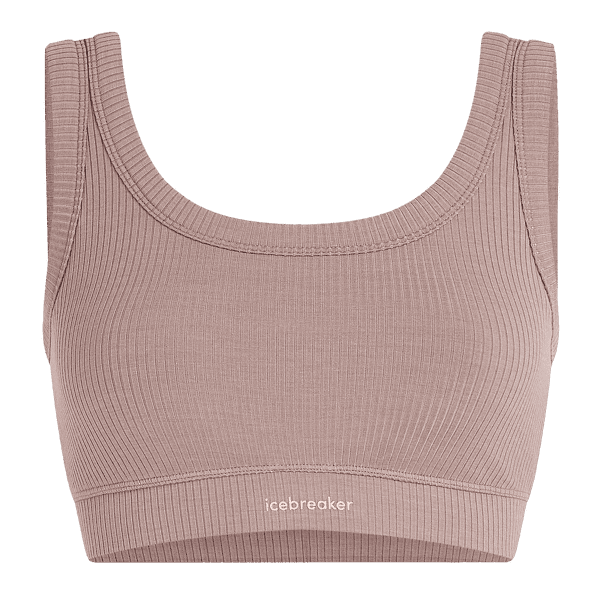 Sutien Icebreaker Merino Blend Rib Lotus Bra Women SUMMIT