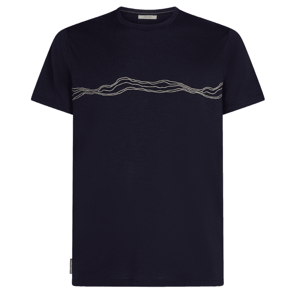Tricou cu mânecă scurtă Icebreaker Merino 150 Tech Lite SS Tee Mountain Pulse Men Midnight Navy