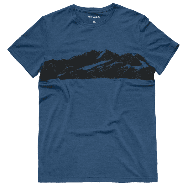 Tricou cu mânecă scurtă Devold Classic View Tee Men 422A Flood