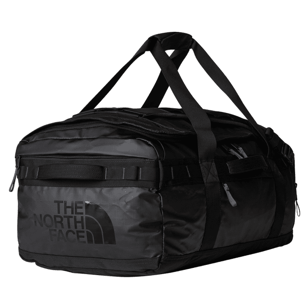 Geantă The North Face BASE CAMP VOYAGER DUFFEL 62L KT0 TNF BLACK/ASPHALT GREY