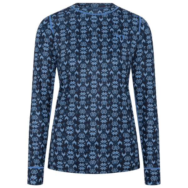 Tricou cu mânecă lungă Kari Traa Fryd LS Women ROIRI/DARK NAVY BLUE