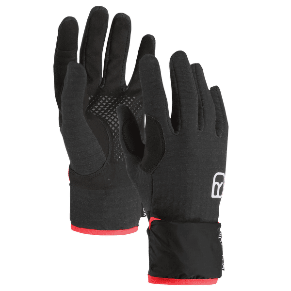 Mănuși Ortovox FLEECE GRID COVER GLOVE WOMEN 90201 black raven