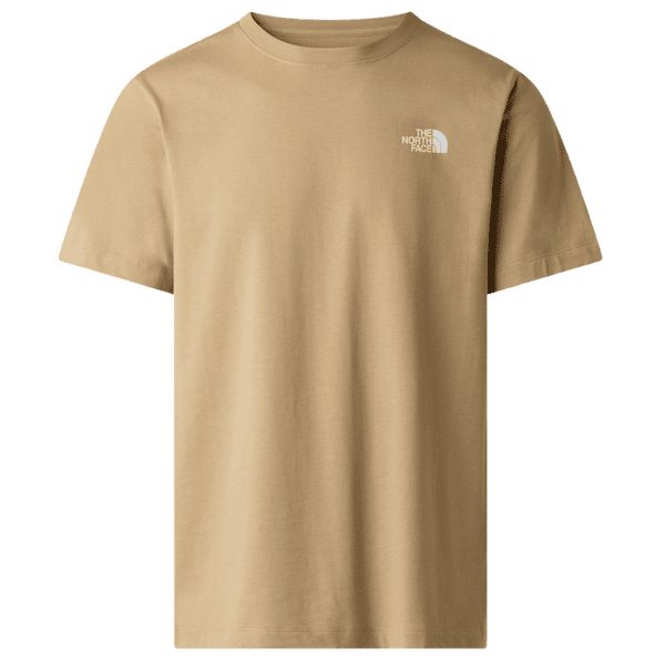 Tricou cu mânecă scurtă The North Face Evolution Box NSE Regular Short Sleeve Men Khaki Stone