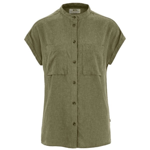 Cămașă cu mânecă scurtă Fjällräven Övik Hemp Shirt SS Women Green