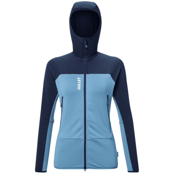 Hanorac Millet FUSION GRID HOODIE Women CORONET BLUE/SAPHIR