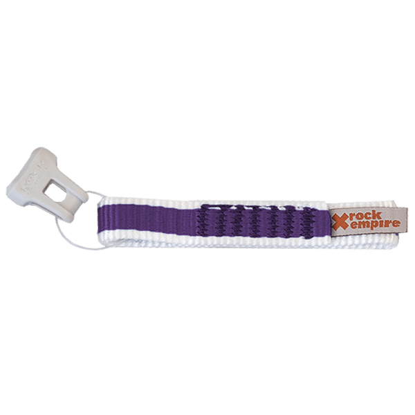 Bucla expres Rock Empire Express sling PA 16mm/11cm bílo-purpurová