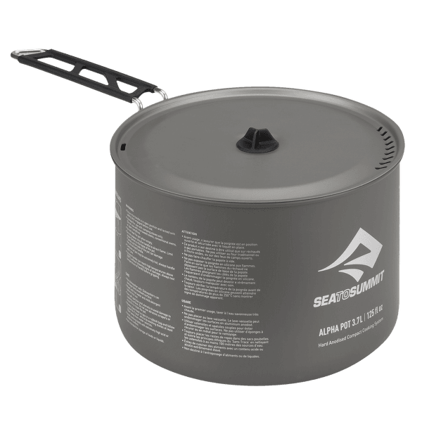 Oală Sea to Summit Alpha Pot 3.7 Grey