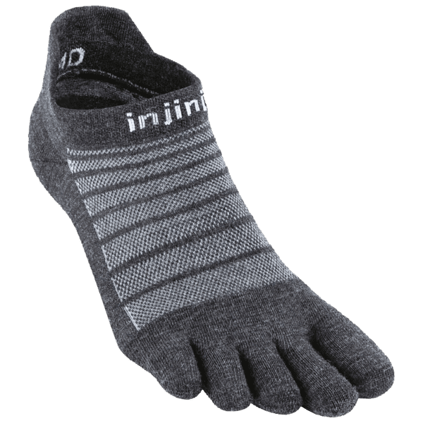 Șosete Injinji Run Lightweight No-Show Wool SLATE