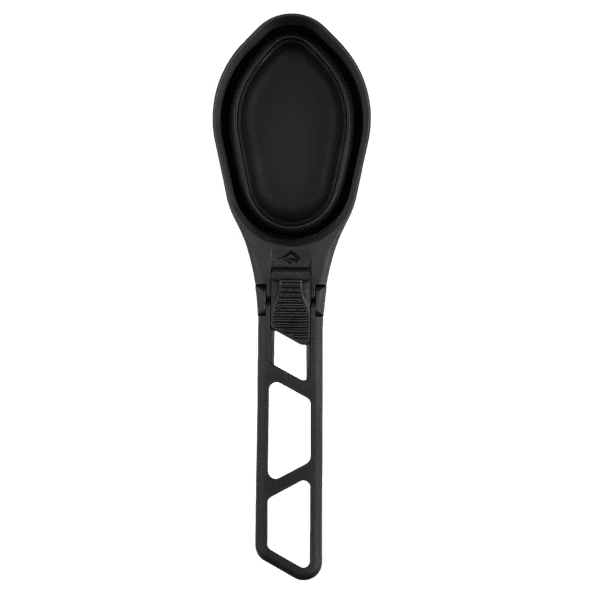 Lingură Sea to Summit Camp Kitchen Folding Serving Spoon Black-Black