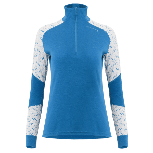 Tricou cu mânecă lungă Aclima DesignWool Glitre Mock Neck Women Glitre Bla