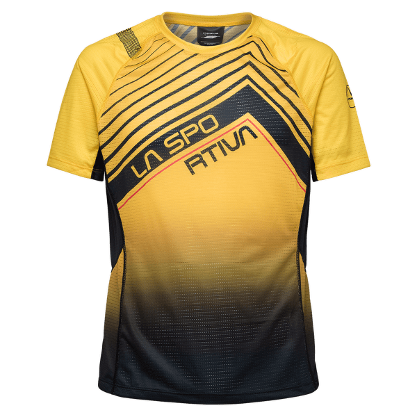 Tricou cu mânecă scurtă La Sportiva WAVE T-SHIRT Men Yellow/Black