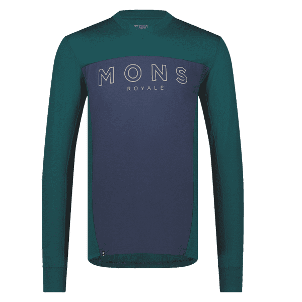 Tricou cu mânecă lungă Mons Royale REDWOOD ENDURO VLS Evergreen / Midnight