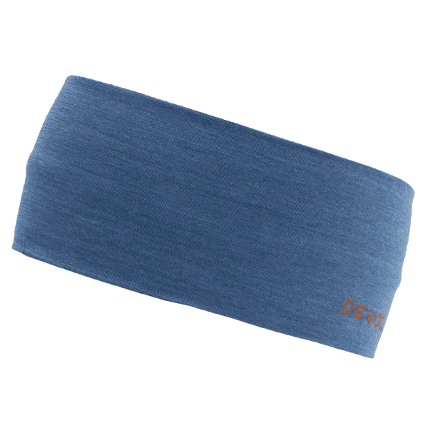 Bandă pentru cap Devold Running Headband 258A Blue