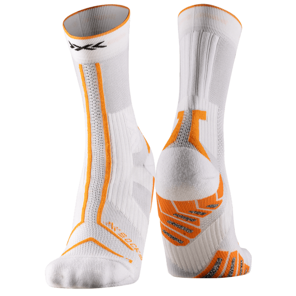 Șosete X-Bionic X-SOCKS® TRAILRUN TERRASKIN EXPERT CREW X WHITE/BLAZING ORANGE
