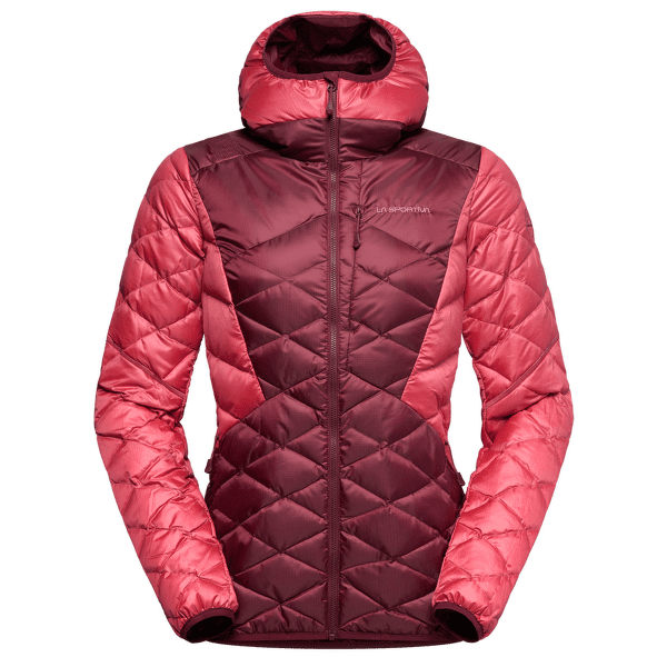 Jachetă La Sportiva PINNACLE DOWN Jacket Women Redwood/Rosebay