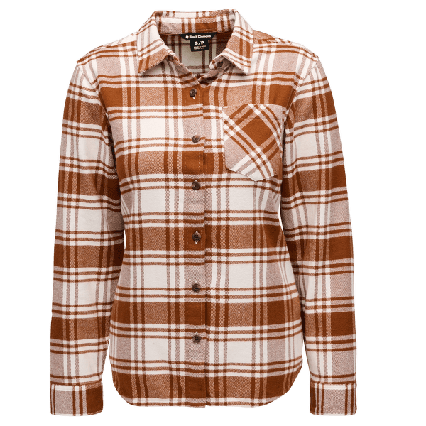 Cămașă cu mânecă lungă Black Diamond Project Flannel Women Clay-Off White Plaid