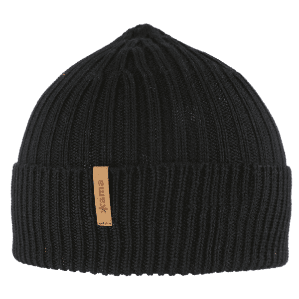Căciuli Kama KNITTED MERINO BEANIE KAMA A177 black 110