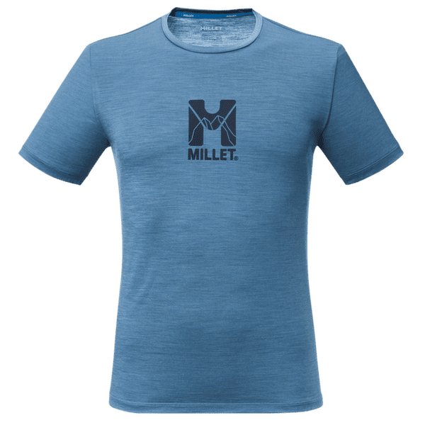 Tricou cu mânecă scurtă Millet UBIC WOOL TS SS Men CORONET BLUE