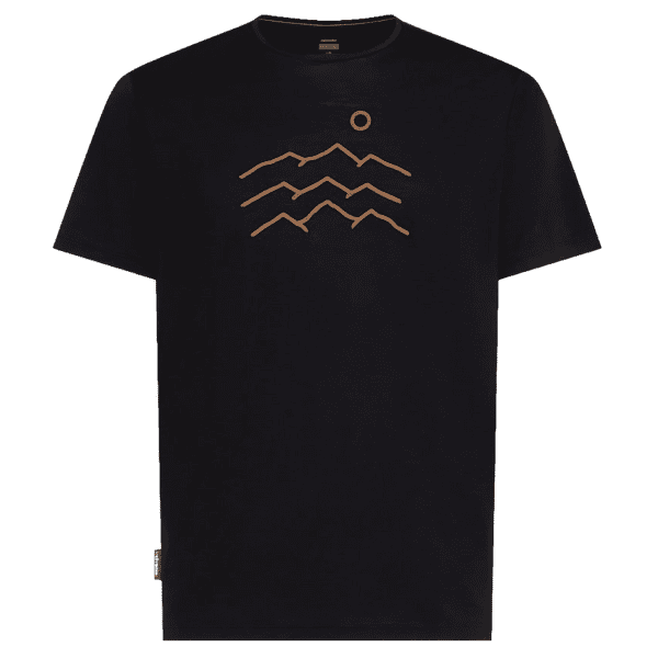 Tricou cu mânecă scurtă Icebreaker Merino Blend 125 Cool-Lite Sphere SS Tee Across the Peaks Men BLACK
