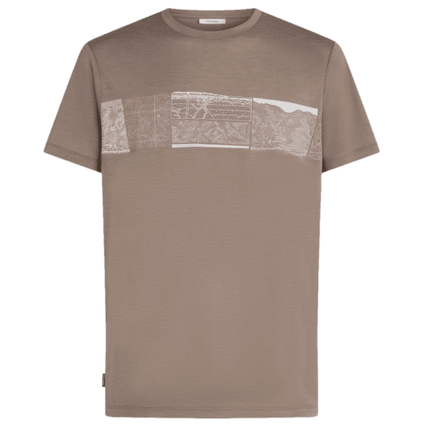 Tricou cu mânecă scurtă Icebreaker Merino 150 Tech Lite SS Tee Elevation Line Men PORCINI