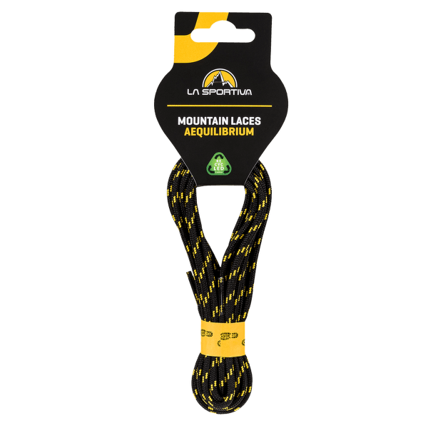 Șireturi La Sportiva Mountain Aequilibrium Laces Black/Yellow