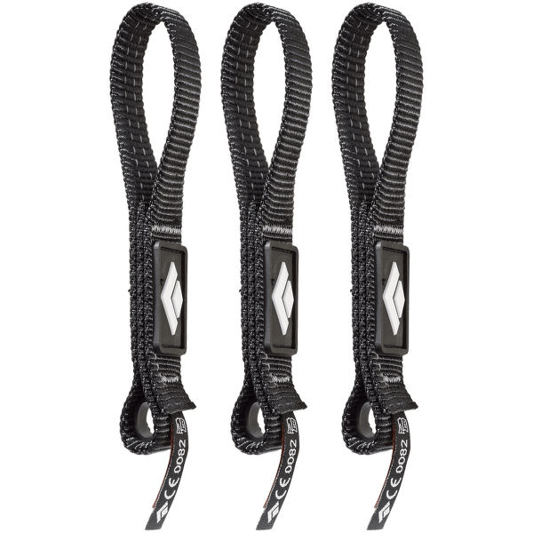 Bucla expres Black Diamond DIAMOND DOGBONE 16 cm 3-PACK