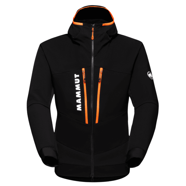 Jachetă Mammut Aenergy SO Hybrid Hooded Jacket Men black-vibrant orange