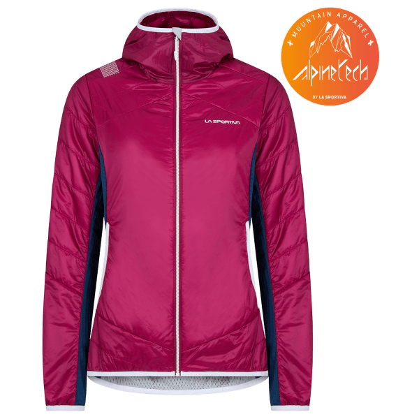 Jachetă La Sportiva Aequilibrium Insulation Hoody Women Red Plum/Opal