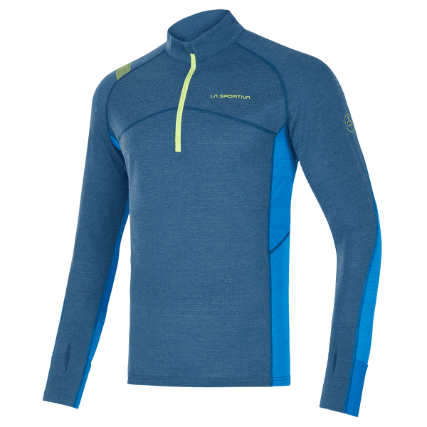 Tricou cu mânecă lungă La Sportiva SWIFT LONG SLEEVE Men Storm Blue/Electric Blue