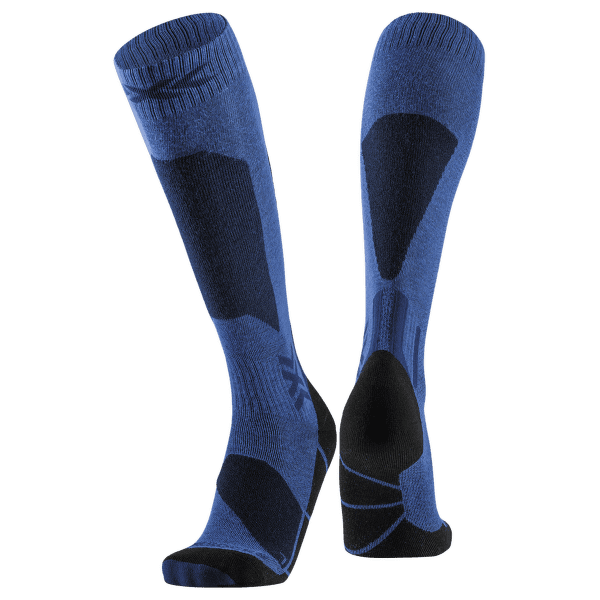 Șosete pentru genunchi X-Bionic X-SOCKS® SKI DISCOVER MERINO OTC Blue Blossom/Marine